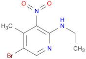 2-Pyridinamine, 5-bromo-N-ethyl-4-methyl-3-nitro-