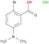 Benzoic acid, 2-bromo-5-(dimethylamino)-, hydrochloride (1:1)