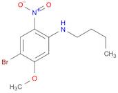 Benzenamine, 4-bromo-N-butyl-5-methoxy-2-nitro-