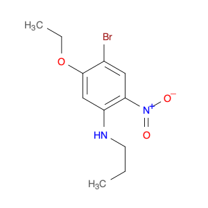 Benzenamine, 4-bromo-5-ethoxy-2-nitro-N-propyl-