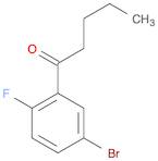 1-Pentanone, 1-(5-bromo-2-fluorophenyl)-