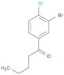 1-Pentanone, 1-(3-bromo-4-chlorophenyl)-