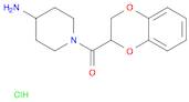 Methanone, (4-amino-1-piperidinyl)(2,3-dihydro-1,4-benzodioxin-2-yl)-, hydrochloride (1:1)