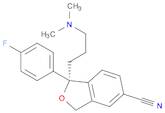 5-Isobenzofurancarbonitrile, 1-[3-(dimethylamino)propyl]-1-(4-fluorophenyl)-1,3-dihydro-, (1S)-