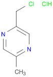 Pyrazine, 2-(chloromethyl)-5-methyl-, hydrochloride (1:1)
