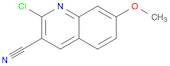 3-Quinolinecarbonitrile, 2-chloro-7-methoxy-