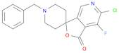 Spiro[furo[3,4-c]pyridine-3(1H),4'-piperidin]-1-one, 6-chloro-7-fluoro-1'-(phenylmethyl)-