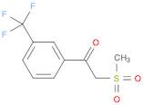 Ethanone, 2-(methylsulfonyl)-1-[3-(trifluoromethyl)phenyl]-