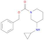1-Piperidinecarboxylic acid, 3-(cyclopropylamino)-, phenylmethyl ester