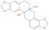 4H-Bis[1,3]benzodioxolo[5,6-a:4',5'-g]quinolizinium, 6,7,12b,13-tetrahydro-12b-hydroxy-5-methyl-