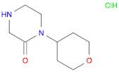 2-Piperazinone, 1-(tetrahydro-2H-pyran-4-yl)-, hydrochloride (1:1)