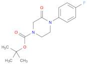 1-Piperazinecarboxylic acid, 4-(4-fluorophenyl)-3-oxo-, 1,1-dimethylethyl ester
