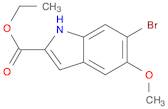 1H-Indole-2-carboxylic acid, 6-bromo-5-methoxy-, ethyl ester