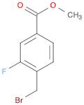 Benzoic acid, 4-(bromomethyl)-3-fluoro-, methyl ester