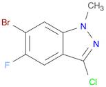 1H-Indazole, 6-bromo-3-chloro-5-fluoro-1-methyl-