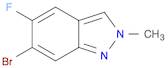 2H-Indazole, 6-bromo-5-fluoro-2-methyl-