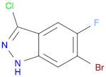 1H-Indazole, 6-bromo-3-chloro-5-fluoro-