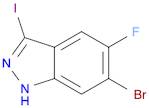 1H-Indazole, 6-bromo-5-fluoro-3-iodo-