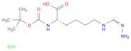 L-Lysine, N6-(aminoiminomethyl)-N2-[(1,1-dimethylethoxy)carbonyl]-, hydrochloride (1:1)