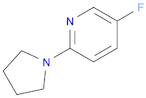 Pyridine, 5-fluoro-2-(1-pyrrolidinyl)-