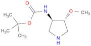 Carbamic acid, N-[(3R,4R)-4-methoxy-3-pyrrolidinyl]-, 1,1-dimethylethyl ester, rel-