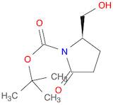 1-Pyrrolidinecarboxylic acid, 2-(hydroxymethyl)-5-oxo-, 1,1-dimethylethyl ester, (2R)-
