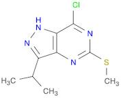 1H-Pyrazolo[4,3-d]pyriMidine, 7-chloro-3-(1-Methylethyl)-5-(Methylthio)-