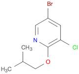 Pyridine, 5-bromo-3-chloro-2-(2-methylpropoxy)-