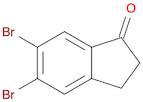 1H-Inden-1-one, 5,6-dibromo-2,3-dihydro-