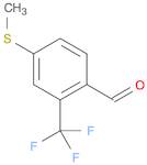 Benzaldehyde, 4-(methylthio)-2-(trifluoromethyl)-
