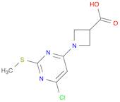 3-Azetidinecarboxylic acid, 1-[6-chloro-2-(methylthio)-4-pyrimidinyl]-