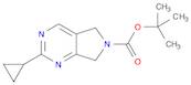 6H-Pyrrolo[3,4-d]pyrimidine-6-carboxylic acid, 2-cyclopropyl-5,7-dihydro-, 1,1-dimethylethyl ester