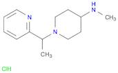 4-Piperidinamine, N-methyl-1-[1-(2-pyridinyl)ethyl]-, hydrochloride (1:1)