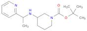1-Piperidinecarboxylic acid, 3-[[1-(2-pyridinyl)ethyl]amino]-, 1,1-dimethylethyl ester