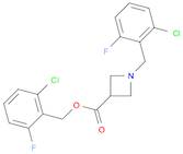 3-Azetidinecarboxylic acid, 1-[(2-chloro-6-fluorophenyl)methyl]-, (2-chloro-6-fluorophenyl)methyl ester