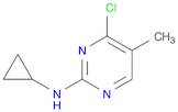 2-Pyrimidinamine, 4-chloro-N-cyclopropyl-5-methyl-