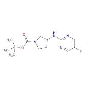 1-Pyrrolidinecarboxylic acid, 3-[(5-fluoro-2-pyrimidinyl)amino]-, 1,1-dimethylethyl ester