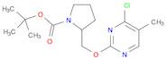 1-Pyrrolidinecarboxylic acid, 2-[[(4-chloro-5-methyl-2-pyrimidinyl)oxy]methyl]-, 1,1-dimethylethyl…