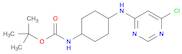 Carbamic acid, N-[4-[(6-chloro-4-pyrimidinyl)amino]cyclohexyl]-, 1,1-dimethylethyl ester