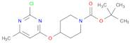 1-Piperidinecarboxylic acid, 4-[(2-chloro-6-methyl-4-pyrimidinyl)oxy]-, 1,1-dimethylethyl ester