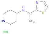 4-Piperidinamine, N-[1-(2-thiazolyl)ethyl]-, hydrochloride (1:1)