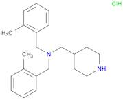4-Piperidinemethanamine, N,N-bis[(2-methylphenyl)methyl]-, hydrochloride (1:1)