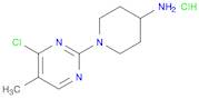 4-Piperidinamine, 1-(4-chloro-5-methyl-2-pyrimidinyl)-, hydrochloride (1:1)