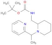 Carbamic acid, N-[[1-[1-(2-pyridinyl)ethyl]-2-piperidinyl]methyl]-, 1,1-dimethylethyl ester