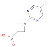 3-Azetidinecarboxylic acid, 1-(5-fluoro-2-pyrimidinyl)-