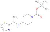 1-Piperidinecarboxylic acid, 4-[[1-(2-thiazolyl)ethyl]amino]-, 1,1-dimethylethyl ester