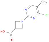 3-Azetidinecarboxylic acid, 1-(4-chloro-5-methyl-2-pyrimidinyl)-