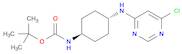 Carbamic acid, N-[trans-4-[(6-chloro-4-pyrimidinyl)amino]cyclohexyl]-, 1,1-dimethylethyl ester