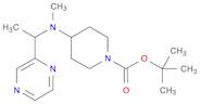 1-Piperidinecarboxylic acid, 4-[methyl[1-(2-pyrazinyl)ethyl]amino]-, 1,1-dimethylethyl ester