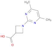 3-Azetidinecarboxylic acid, 1-(4,6-dimethyl-2-pyrimidinyl)-